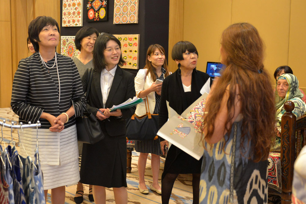 Akie Abe and Koshino Junko at Bibi Hanum