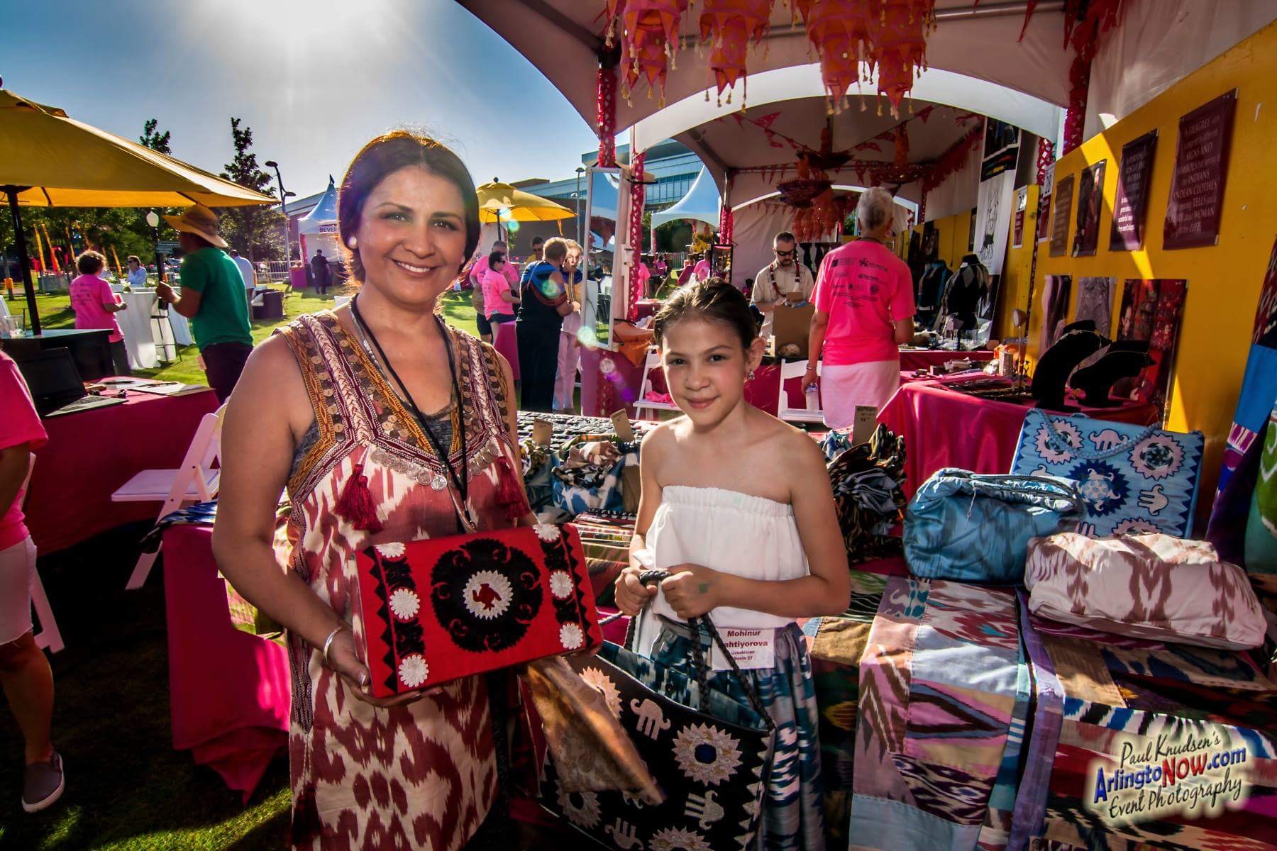 Muhayo and Mohinur in Arlington